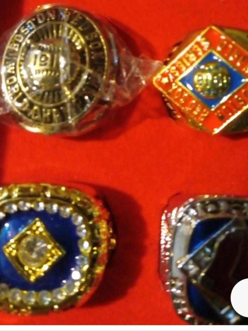 Set Of 11 BOSTON REDSOX WORLD SERIES RINGS